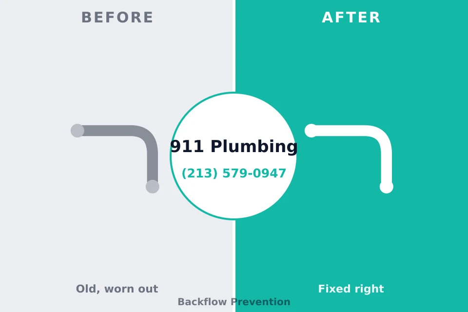 Before and after: plumbing repair Red Lodge, MT